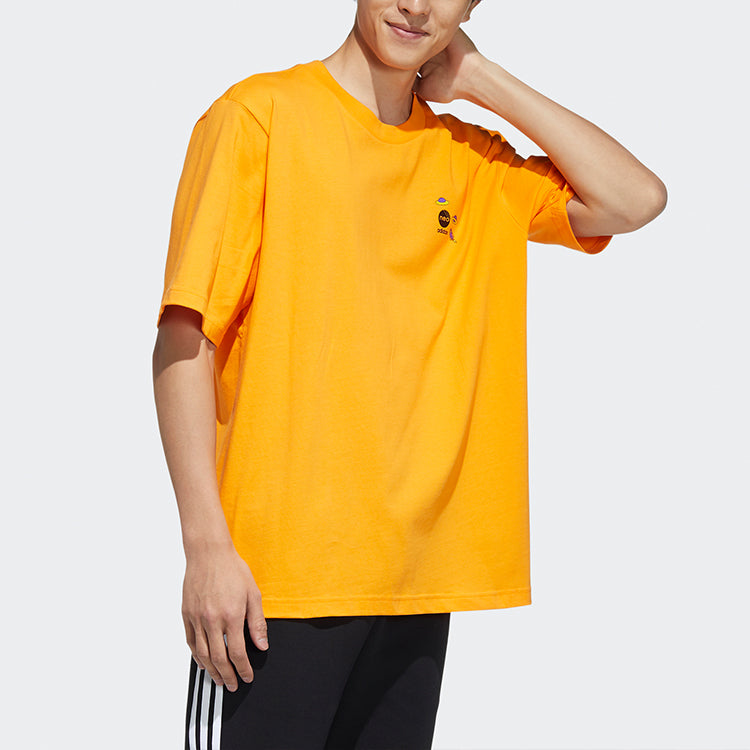 adidas Neo Graphic T-Shirts 'Yellow' HC9749