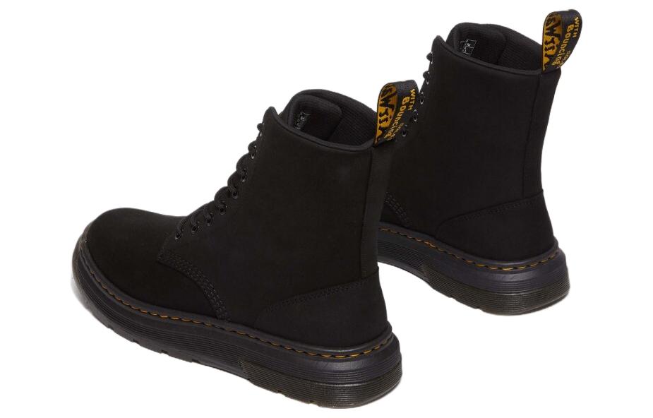 Dr.Martens Crewson Nubuck Leather Everyday Boots 'Black' 31225001