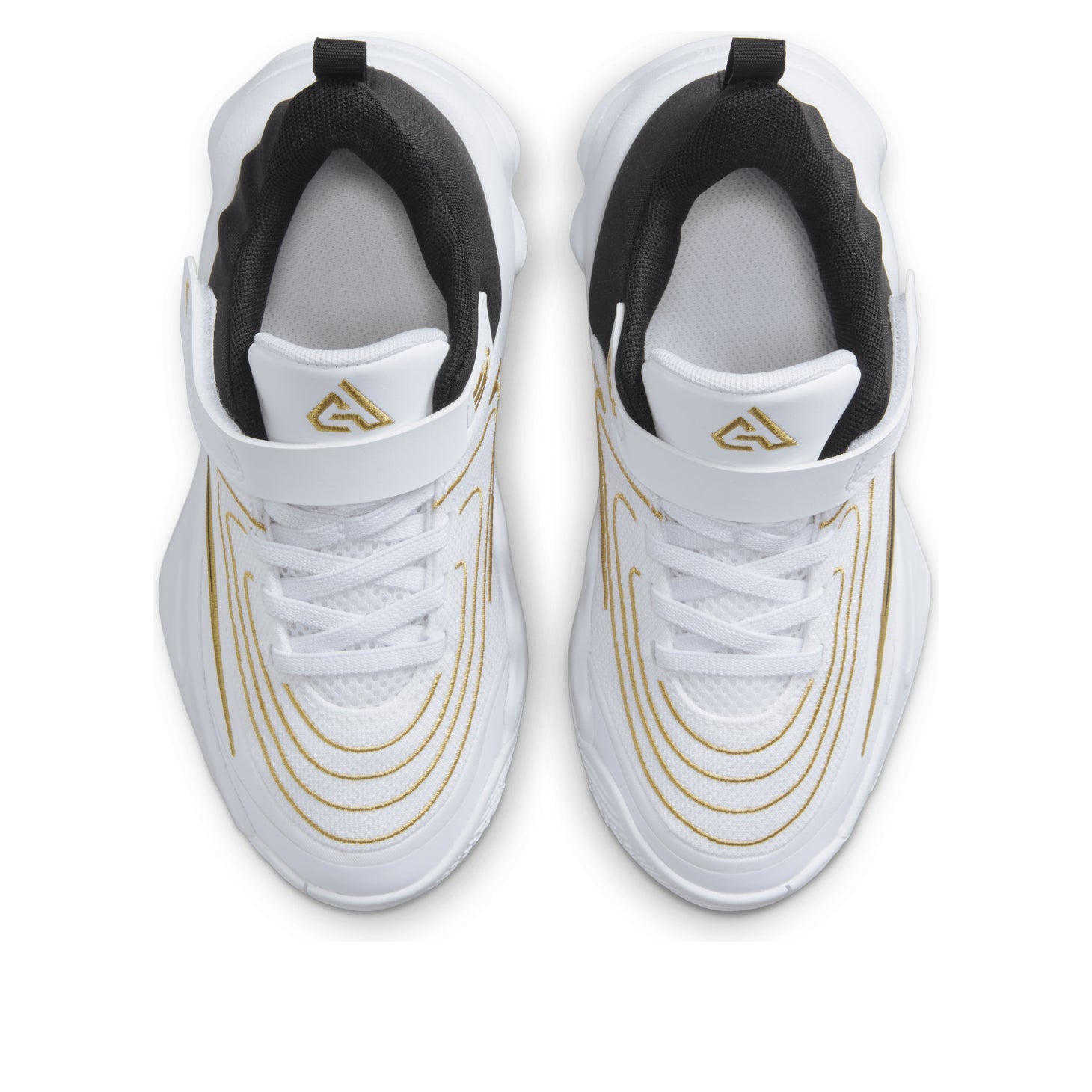 (PS) Nike Giannis Immortality 4 'White Black Metallic Gold'  FZ6733-100