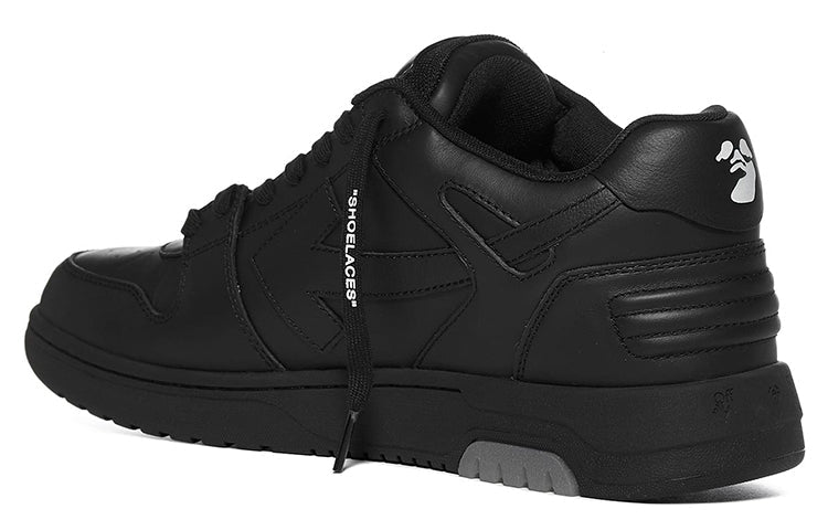 Off-White Out Of Office Low-Top For Walking Sneaker 'Black White' OMIA189F21LEA0031001