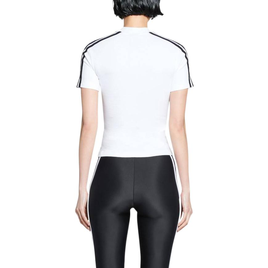 (WMNS) Balenciaga x adidas Shrunk T-Shirt 'White' 723782TNVP21156