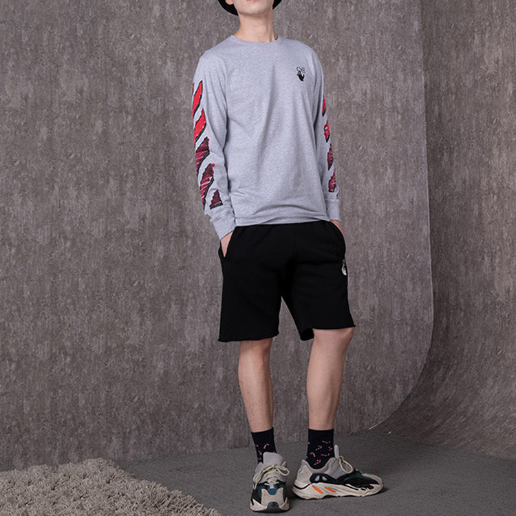 Off-White SS21 Arrow Long Sleeves Version Gray OMAB001R21JER0030825