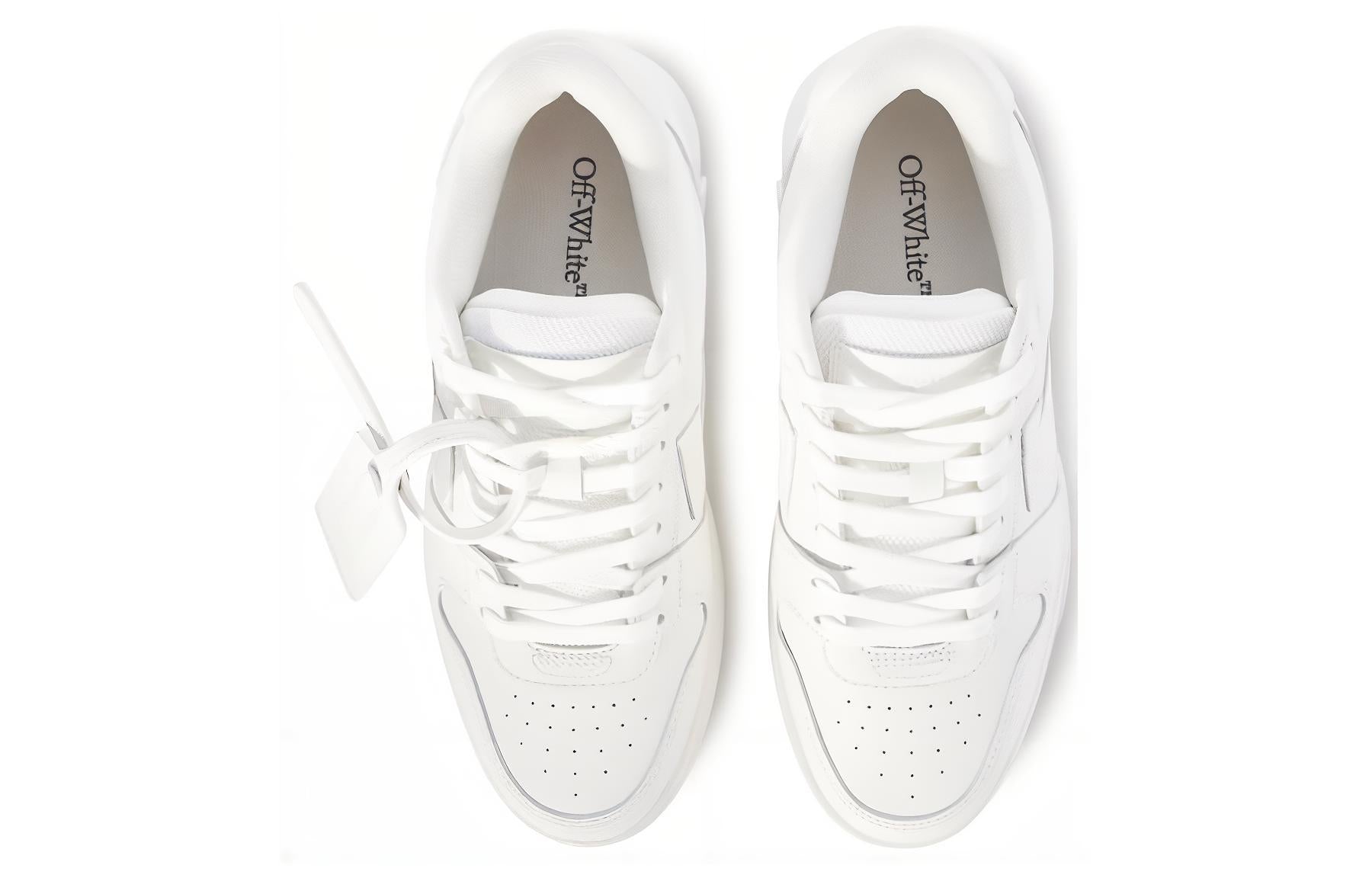 (WMNS) Off-White Out Of Office Leather Sneakers 'White' OWIA259C99LEA0080101