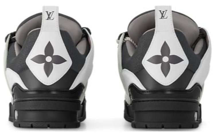 LOUIS VUITTON LV Skate Sneakers 'Black White' 1ABZ45