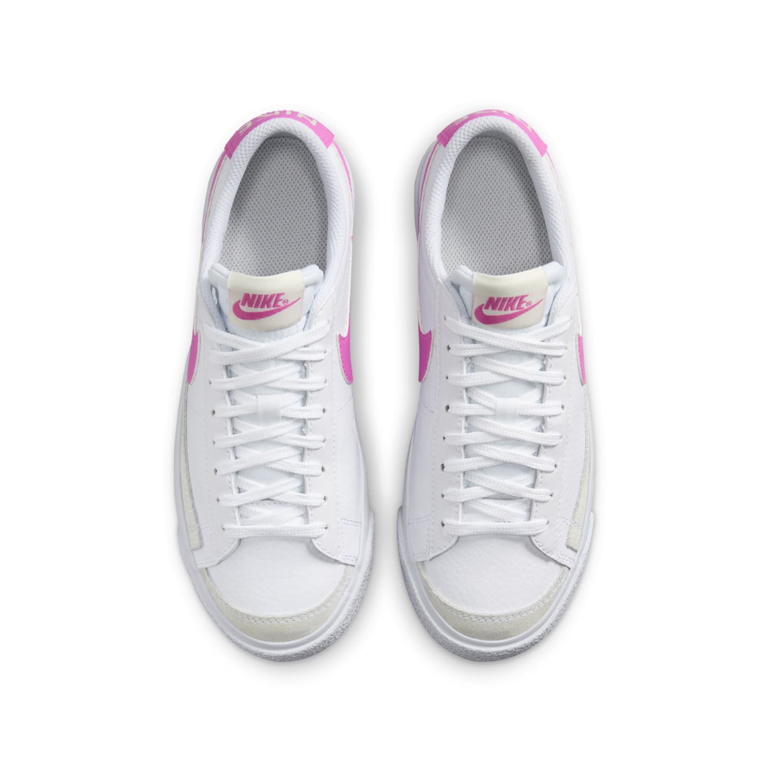 (GS) Nike Blazer Low '77 'White Playful Pink' DA4074-125