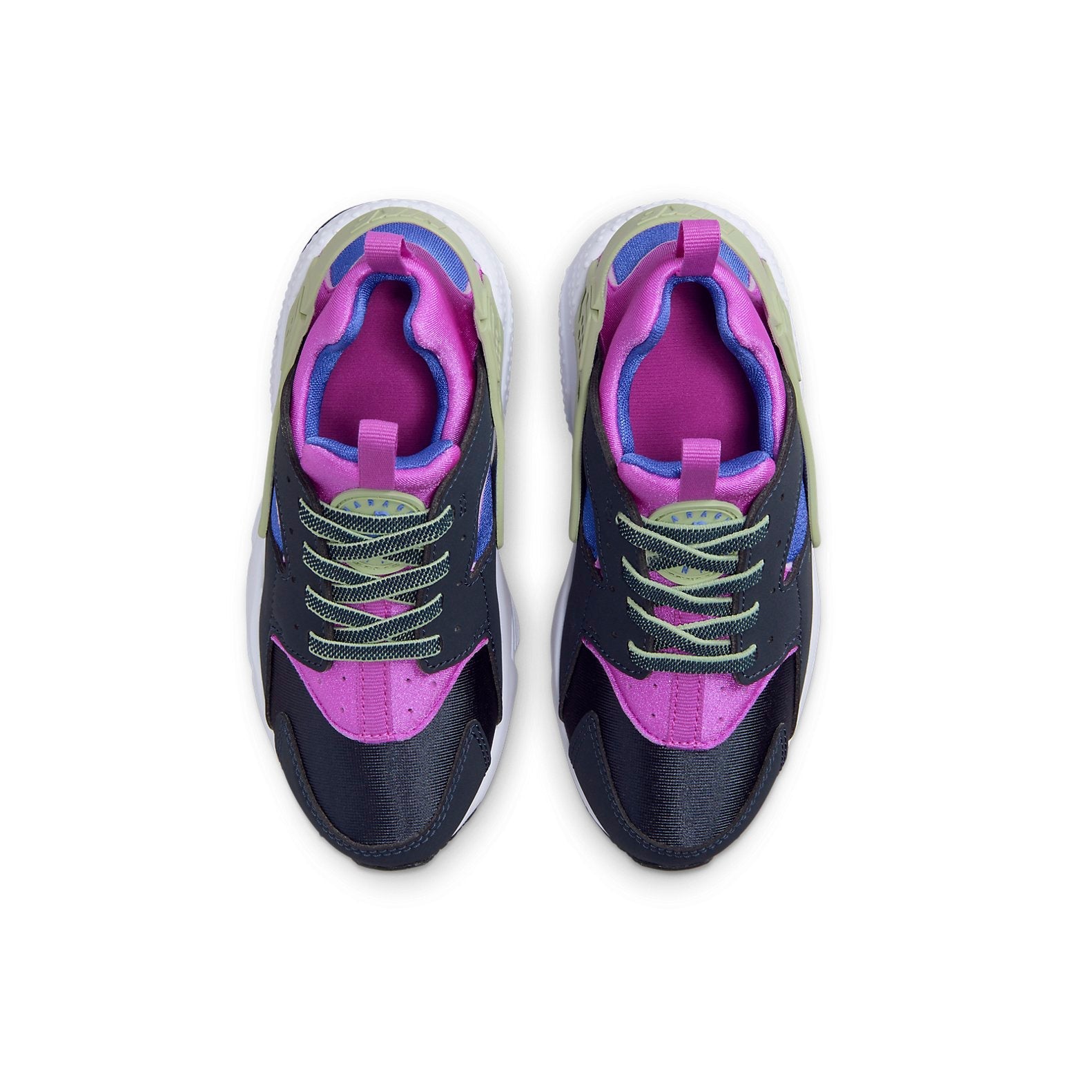(PS) Nike Huarache Run 2.0 'Obsidian Fuchsia Honeydew' FV5605-400