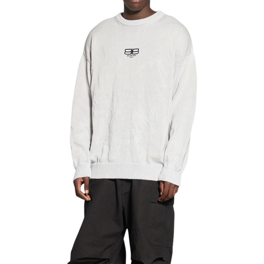 Balenciaga BB Paris Icon Sweater 'White' 696226T32529012