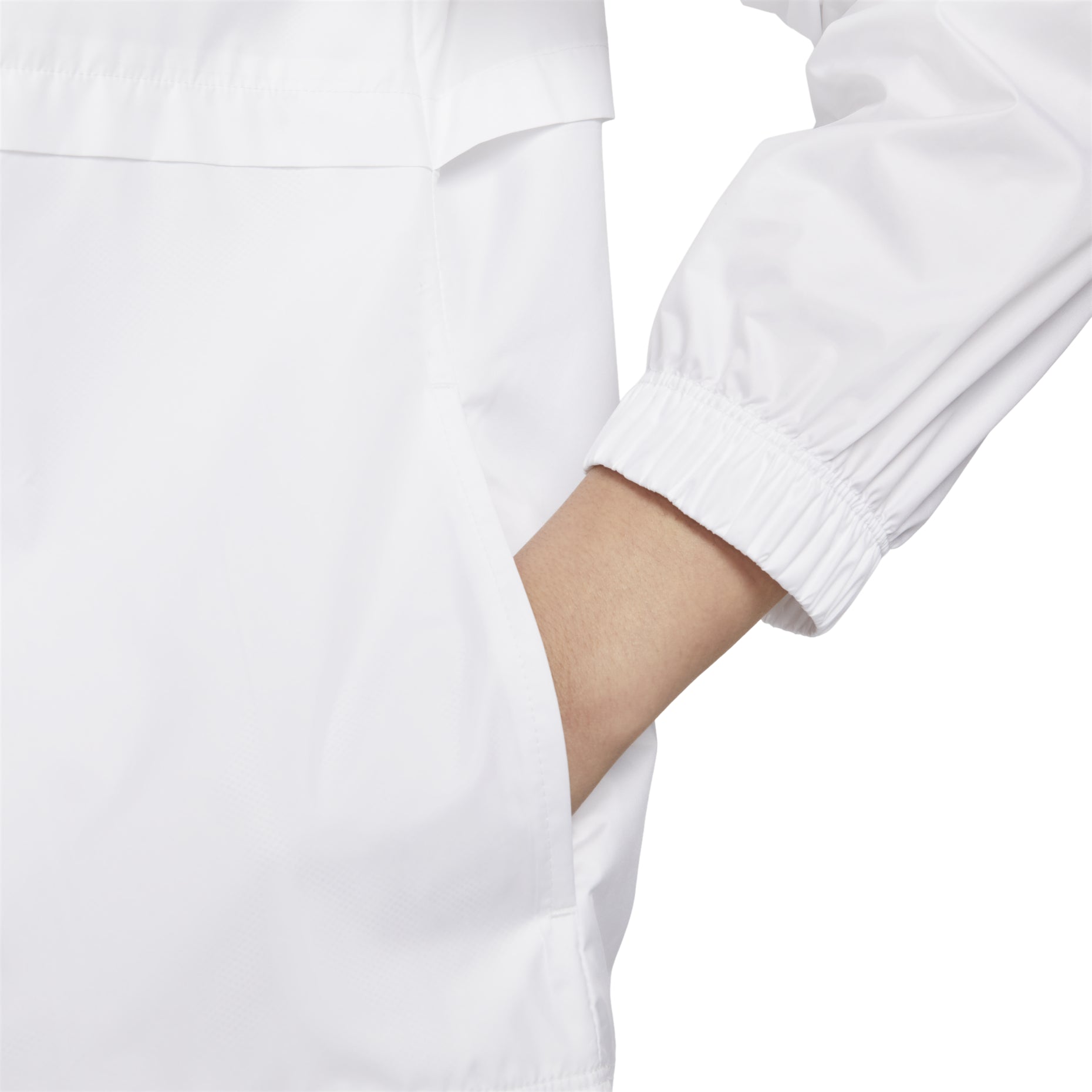 (WMNS) Nike Sportswear Essential Repel Woven Jacket 'White' DM6180-100