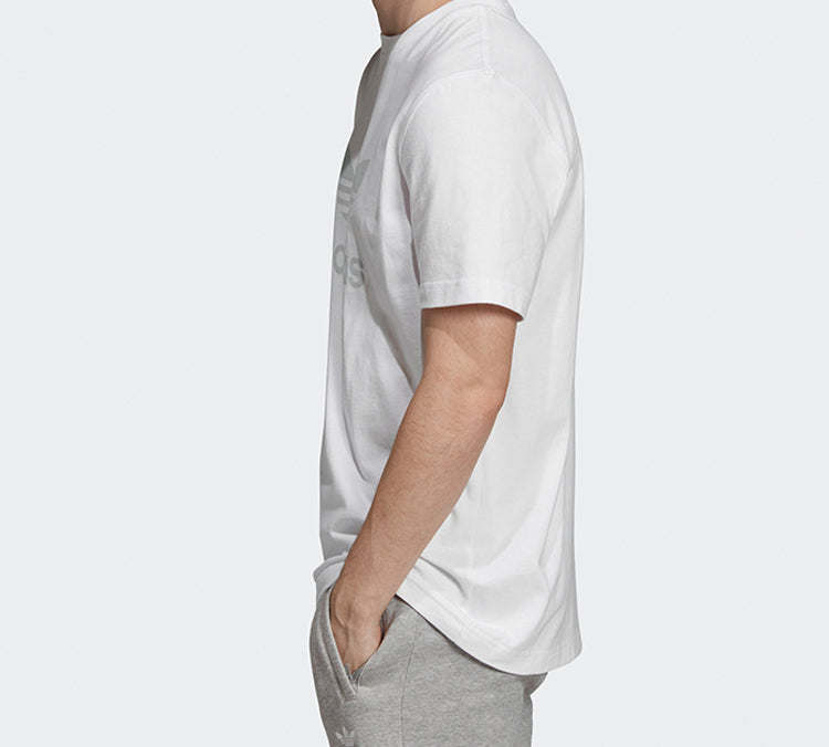 adidas originals Chest Logo Sports Short Sleeve White FK1355