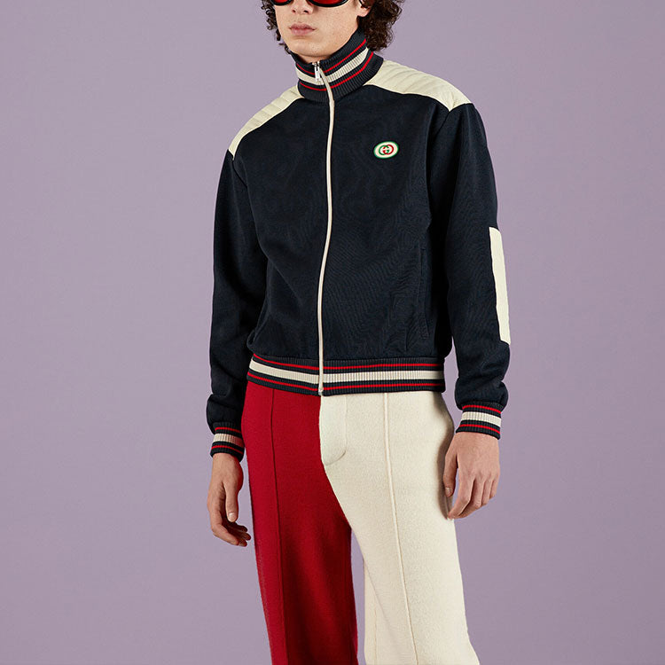 Gucci Cotton Jersey Zip Jacket 'Navy' 706412-XJE8S-4735