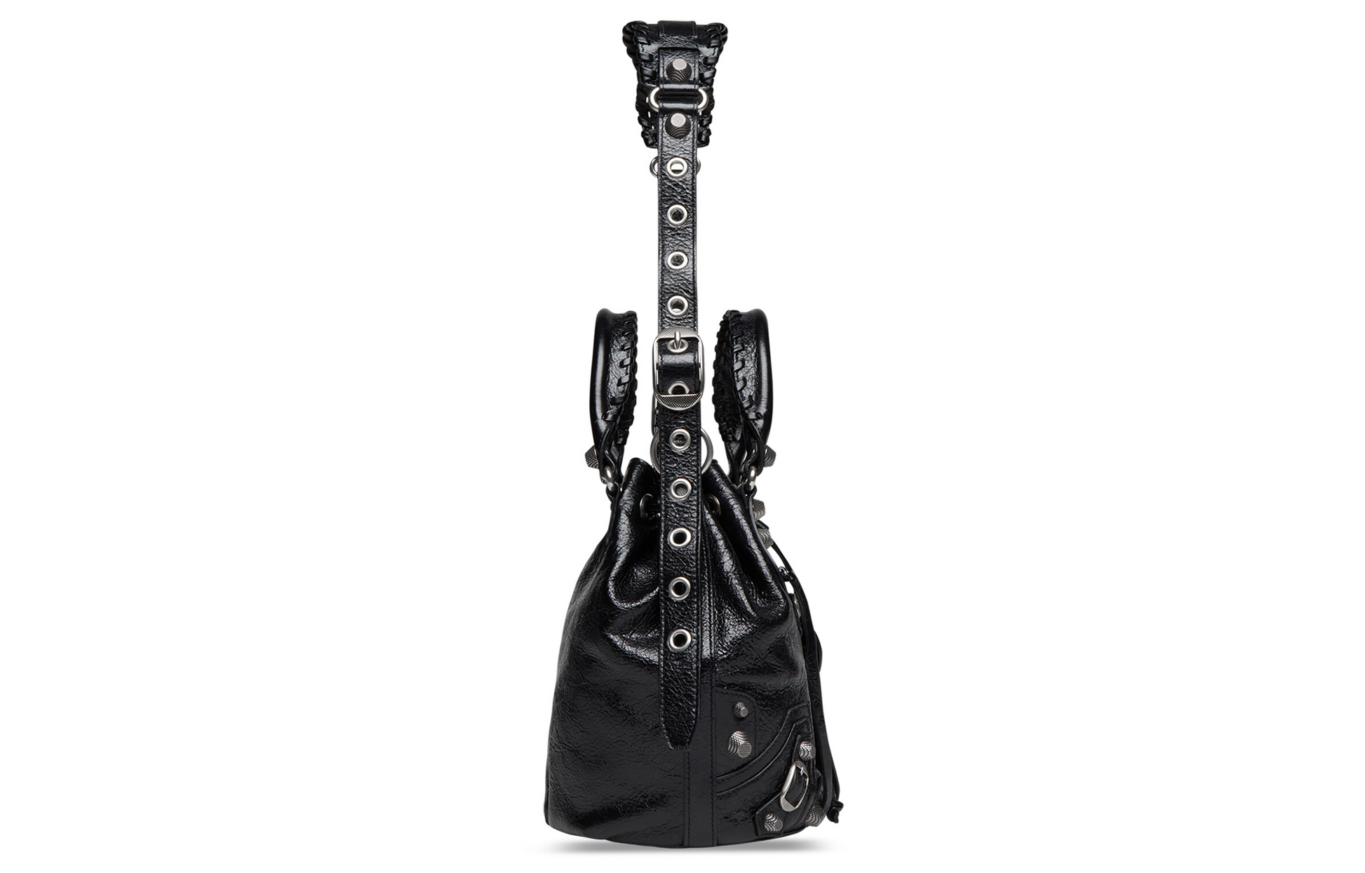 (WMNS) Balenciaga Le Cagole Small Bucket Bag 'Black' 7024321VG9Y1000