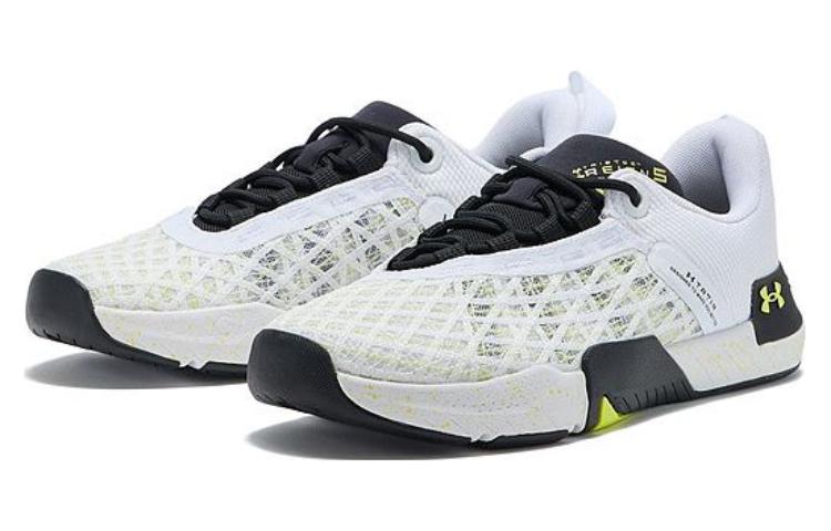 (WMNS) Under Armour TriBase Reign 5 Training Shoes 'White Black' 3026022105