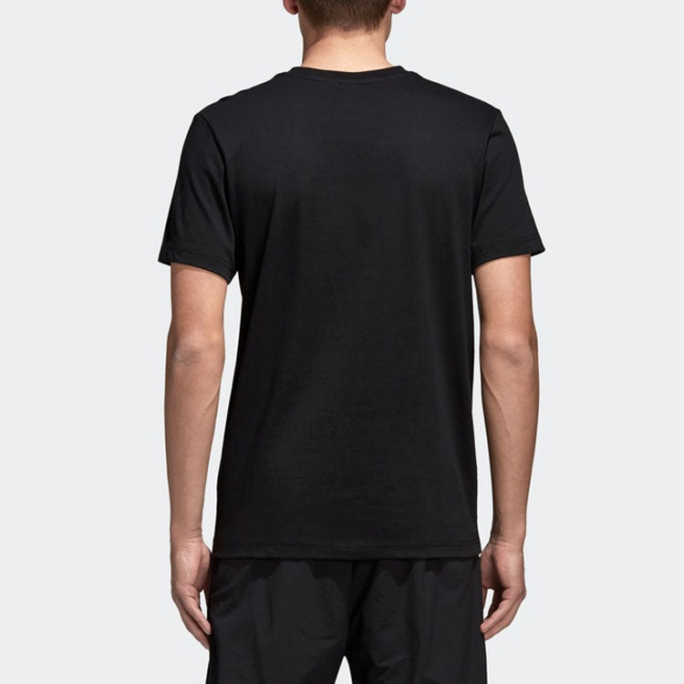 adidas originals Pdx Classic Tee Athleisure Casual Sports Alphabet Printing Round Neck Short Sleeve Black CV8592