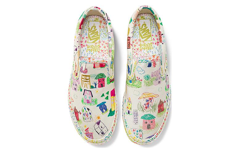Vans Slip-On Classic 98 DX x Collina Strada  'White Yellow Blue' VN0A7Q58BMC