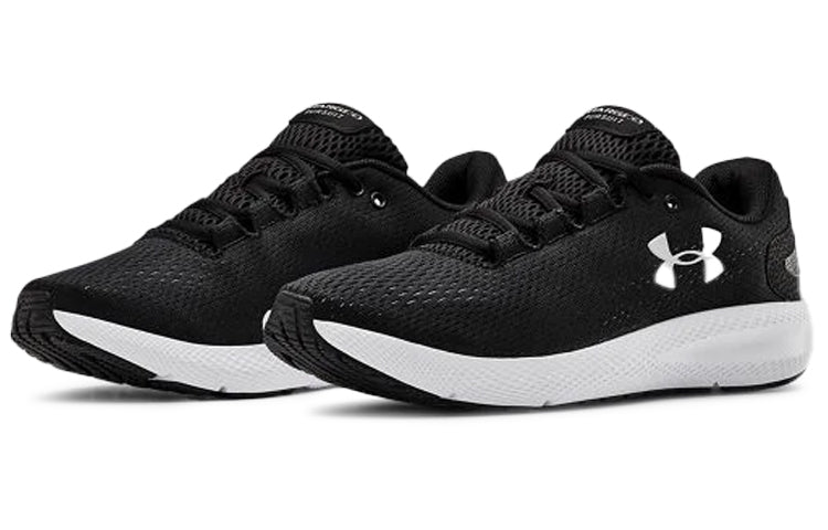 (WMNS) Under Armour Charged Pursuit 2 'Black' 3022604-001