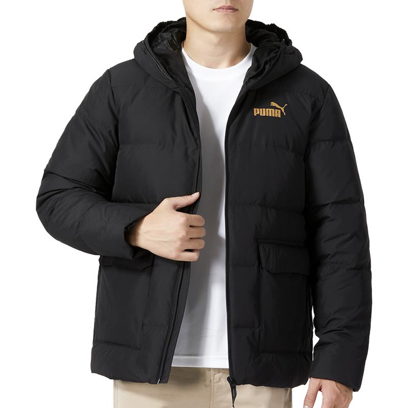 PUMA Street Style Hoodie Down Jacket 'Black' 625633-01