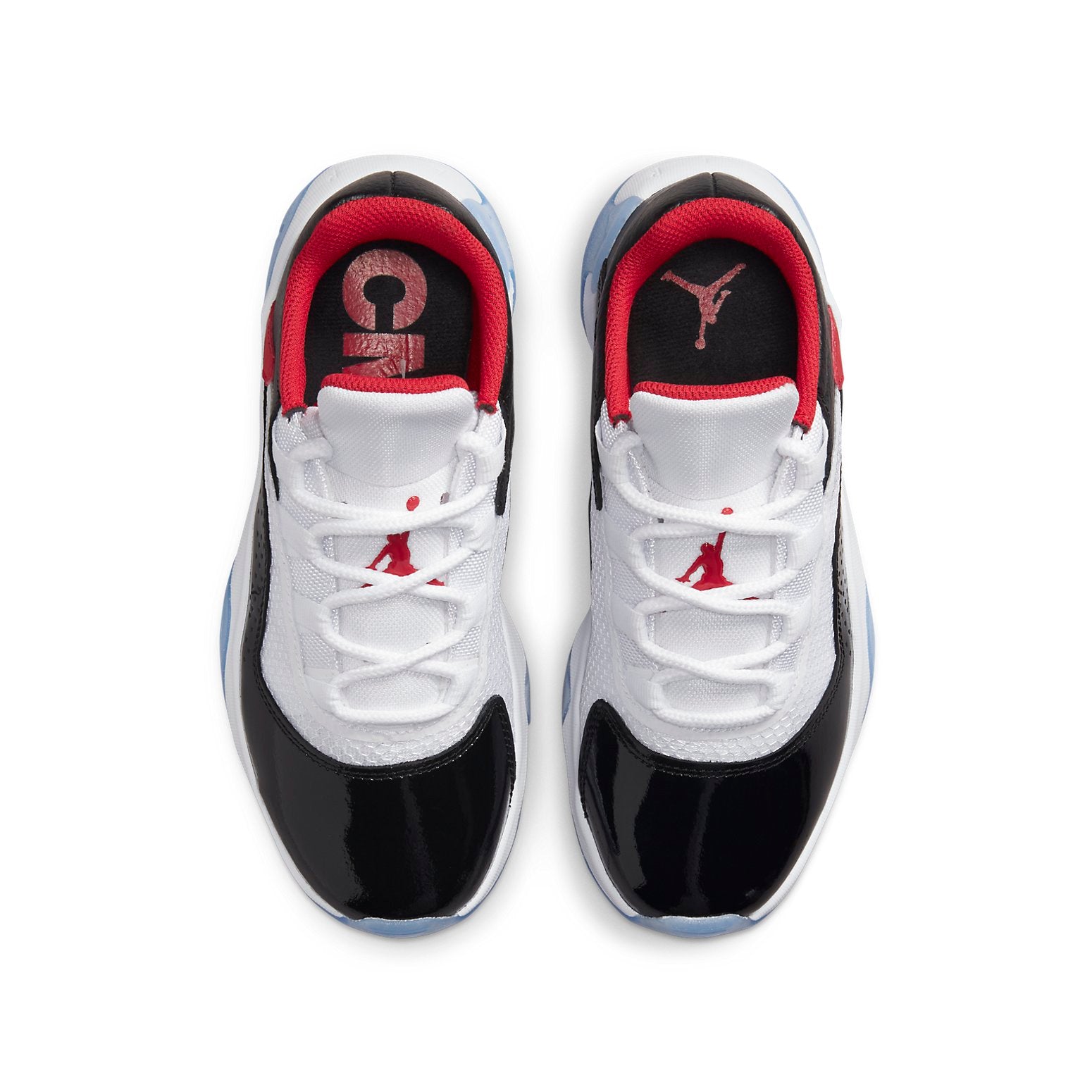 (GS) Air Jordan 11 CMFT Low 'White Black University Red' CZ0907-160