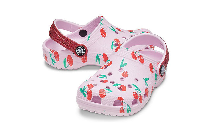 (PS) Crocs Classic clog Fruit Printing Stylish Sports Pink Sandals 207150-6GD