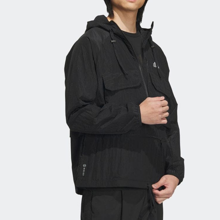 adidas City Escape Loose Fit Ripstop Half Zip Anorak IA9401