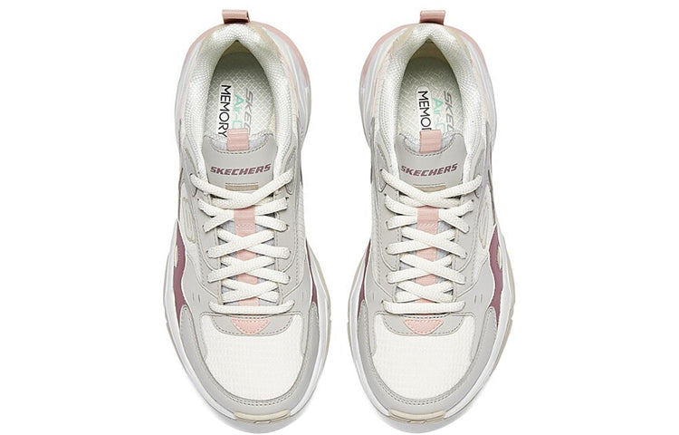 (WMNS) Skechers Stamina V2 'Light Gray White Red' 149909-LGMT