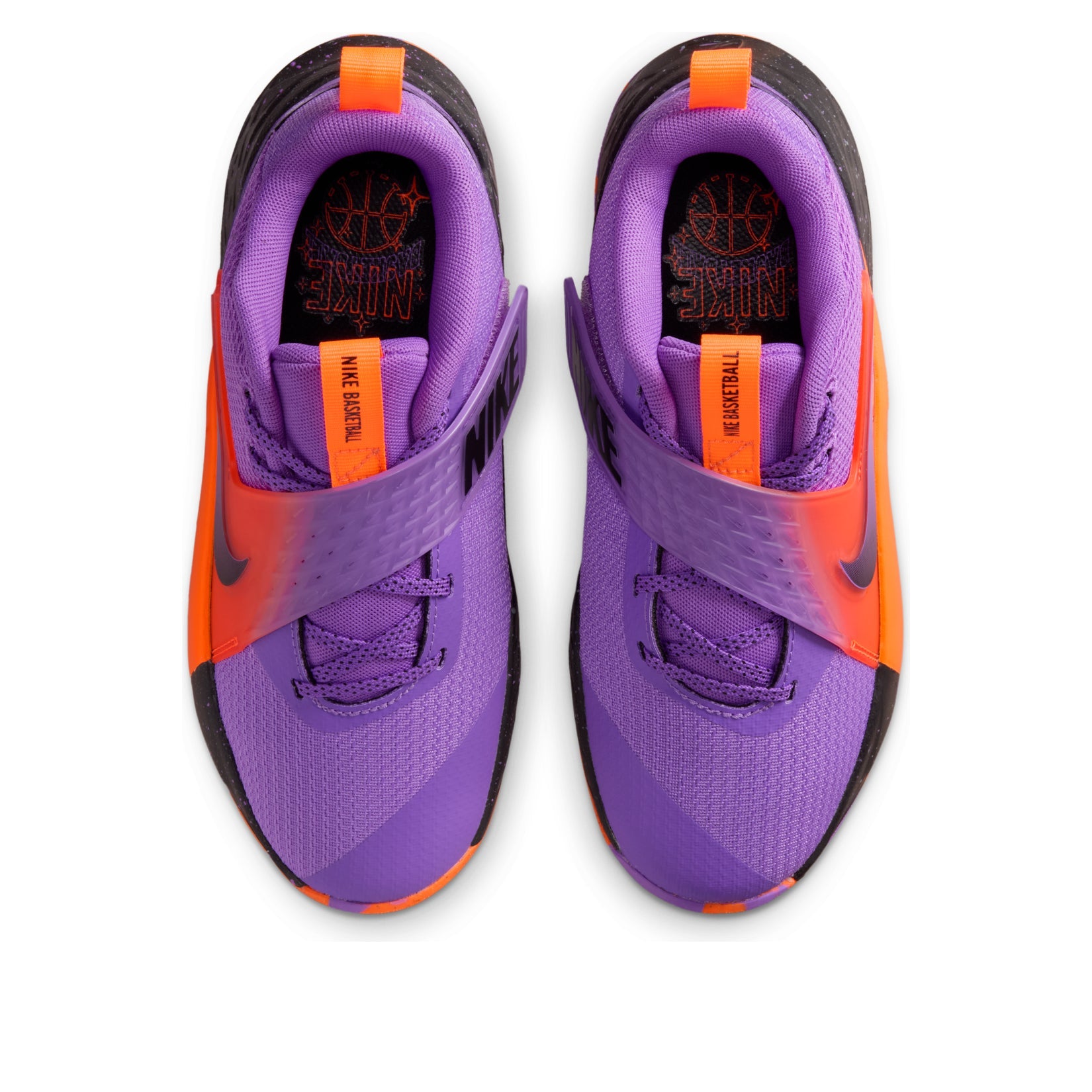 (GS) Nike Team Hustle D 12 'Bright Violet Total Orange' IO9848-500