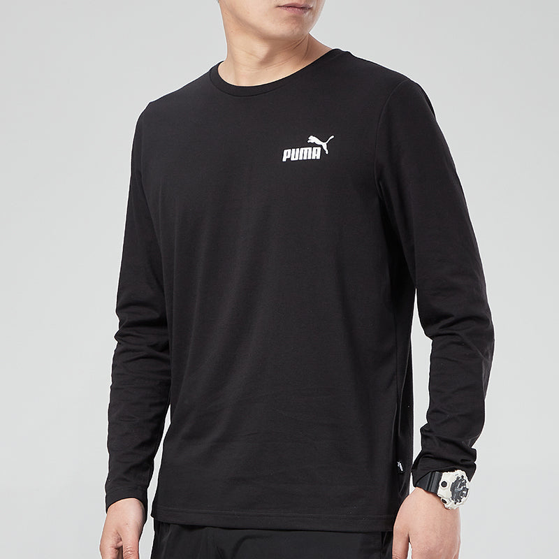PUMA Big Logo Fleece Crew Neck 'Black' 532786-01