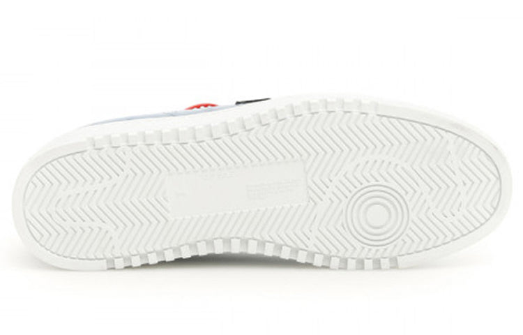 (WMNS) Off-White Crocodile Pattern Printed Leather Sneakers 'Blue White' OWIA093F18B800013010