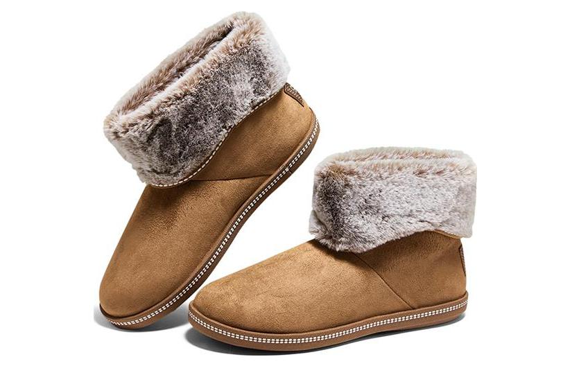 (WMNS) Skechers Cozy Campfire 'Khaki Brown' 167627-CSNT
