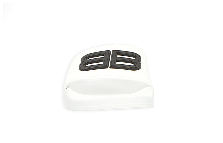 (WMNS) Balenciaga Pool Slides 3D BB Logo 'White' 656434W1S8B9034