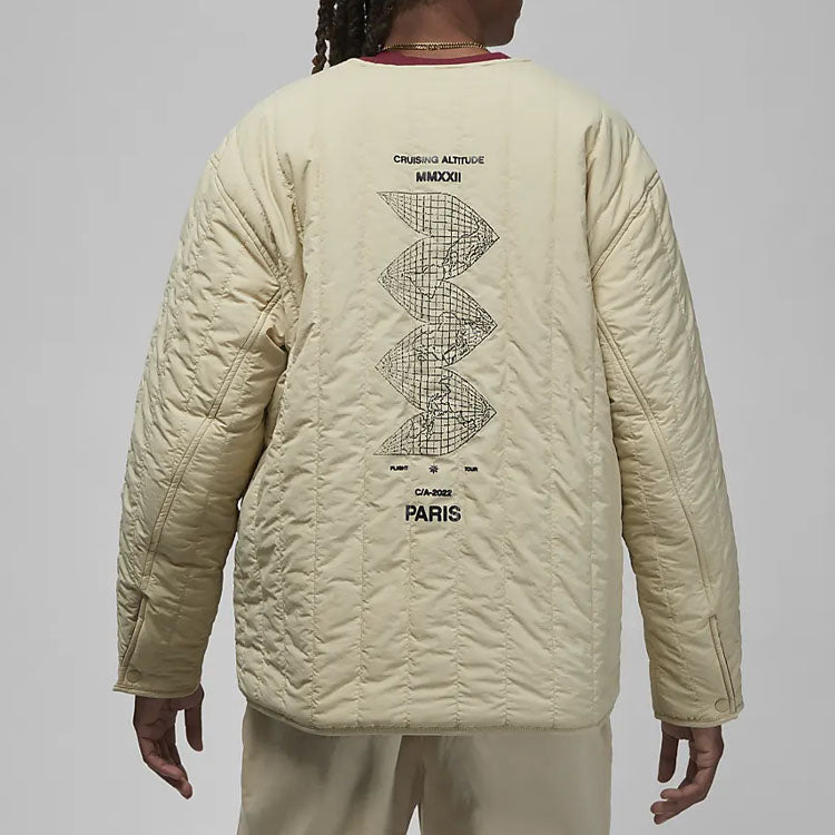 Air Jordan Flight Heritage Liner Jacket 'Cherrywood Red Rattan' DX4349-680
