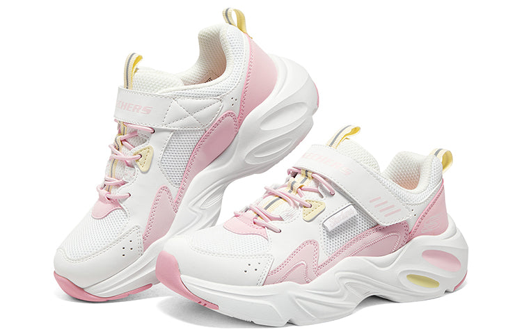 (GS) Skechers Sportswear Trainers 'White Pink' 319029L-WPK