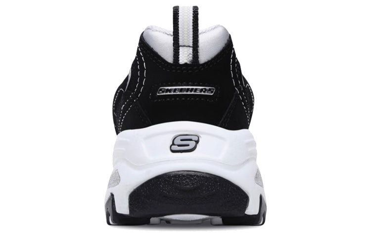 (WMNS) Skechers D'Lites GS Black/ White 11422-BKW