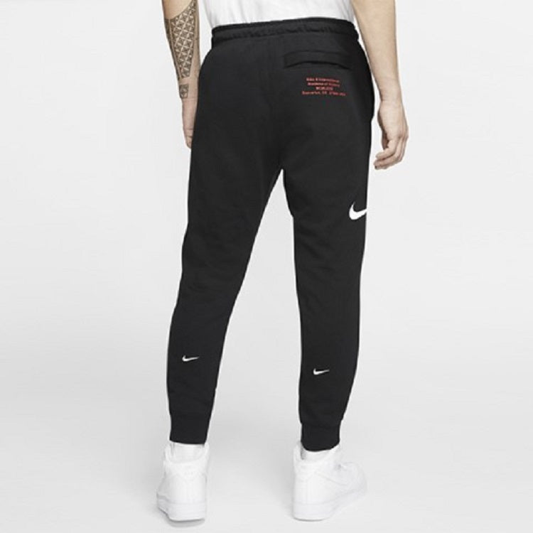 Nike Sportswear Swoosh Slim Fit Casual Sports Long Pants Black CJ4881-010