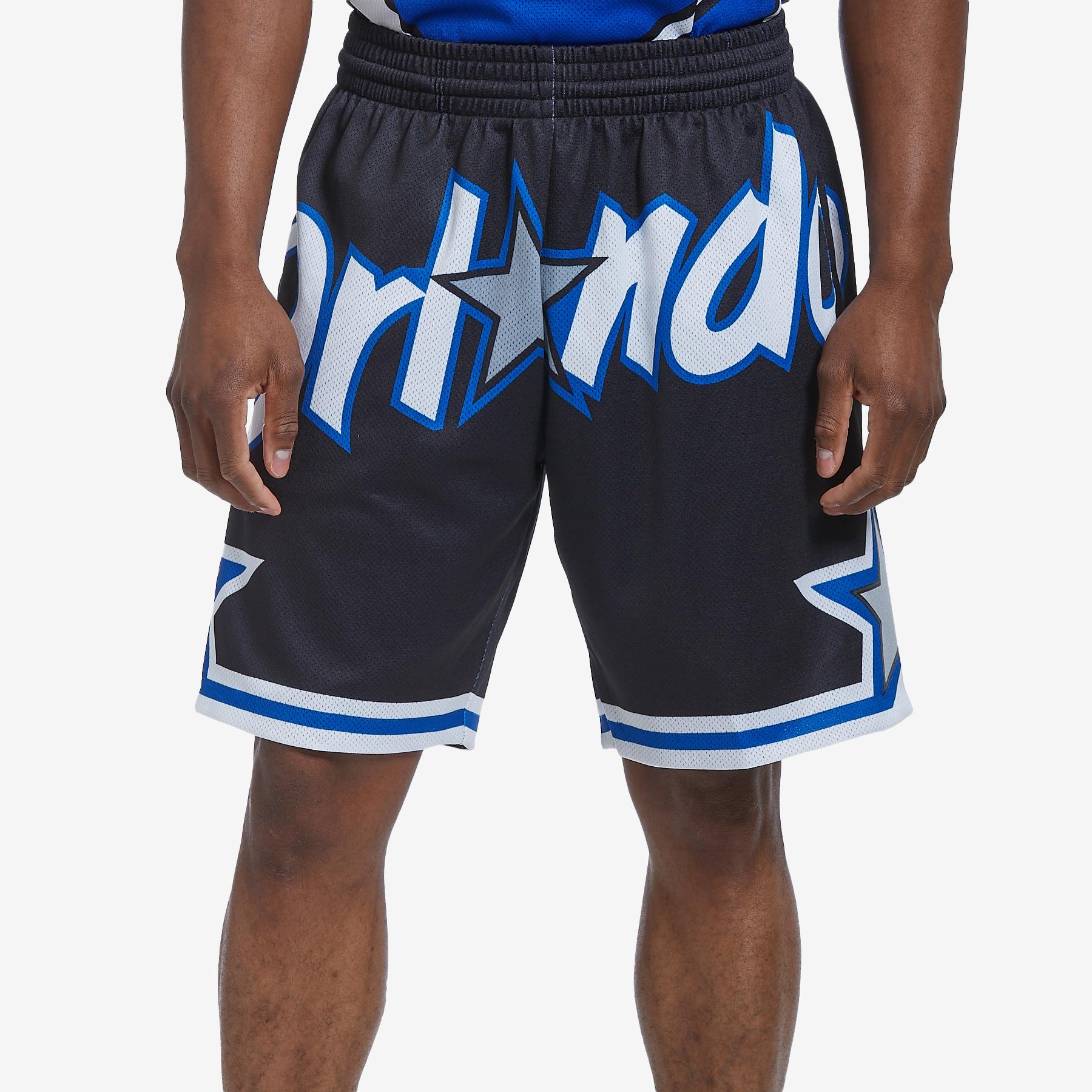 Mitchell & Ness x NBA Big Face 2.0 Shorts 'Orlando Magic' SHORBW19147-OMABLCK