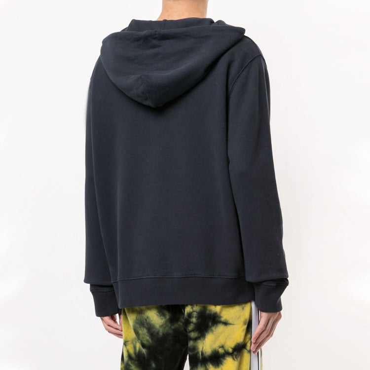 Off-White Logo Printing Hooded Pullover Men Black OMBB034F20FLE0014501