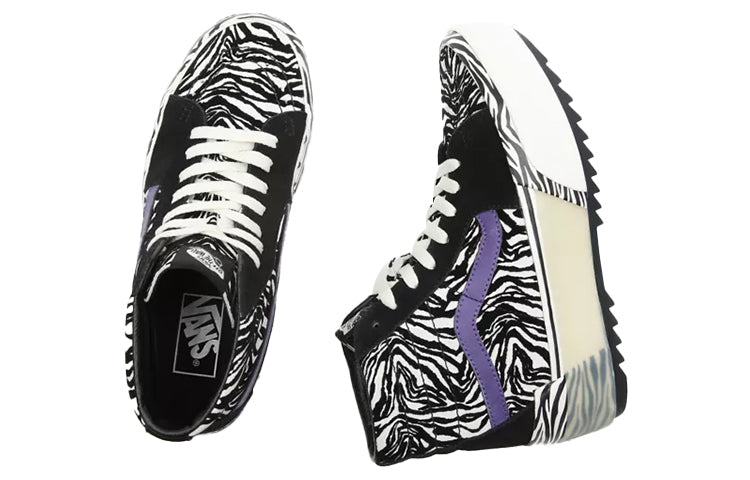 Vans Zebra SK8-Hi Stacked 'Black White' VN0A4BTW5PR