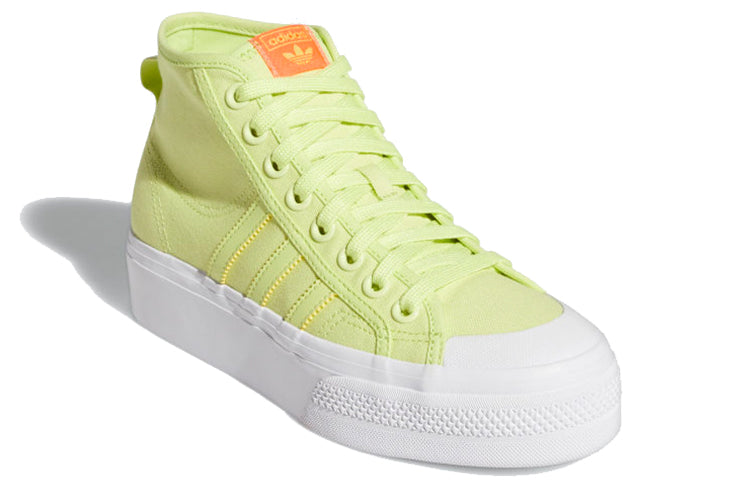 (WMNS) adidas Nizza Platform Mid 'Yellow' FY7580