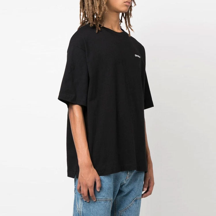 Off-White Chain Arrow T-Shirt 'Black' OMAA120F22JER0051001