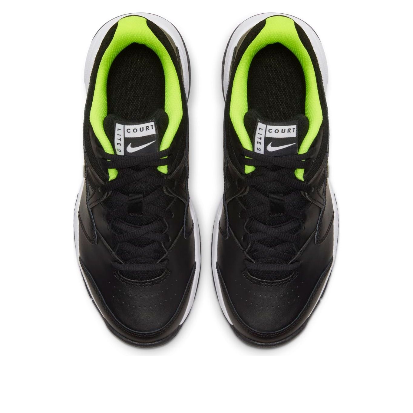 (GS) Nike Court Jr Lite 2 'Black Green' CD0440-007