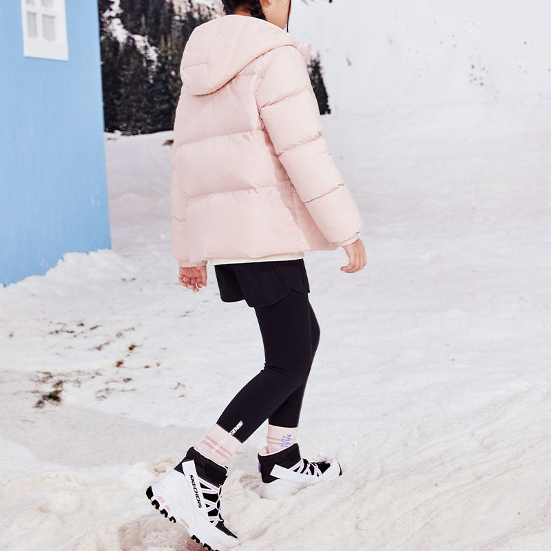 (GS) Skechers Letter Printed Down Jacket 'Pink' L423K100-01NX