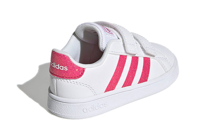 (TD) adidas neo Grand Court 'White Pink' EG3815