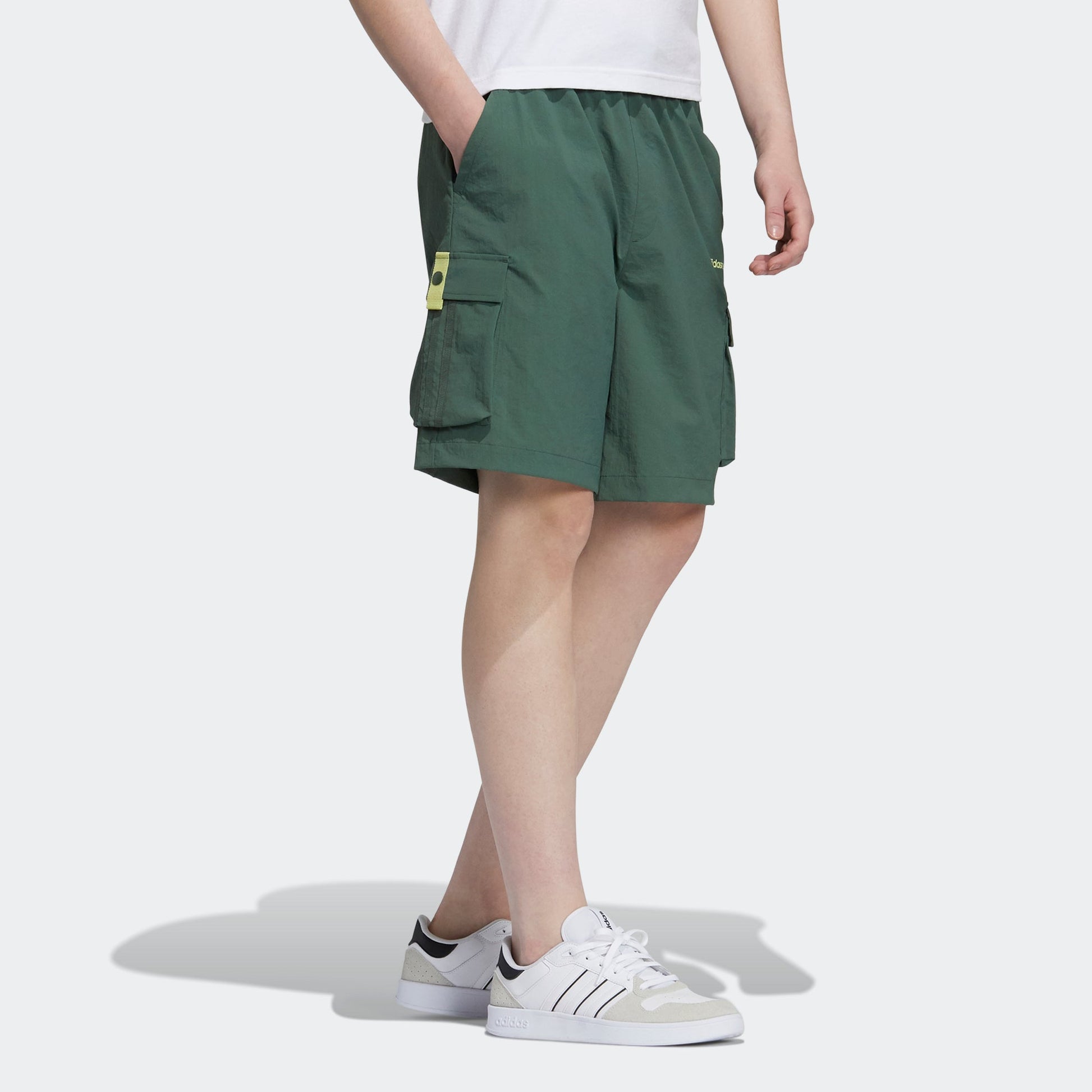 adidas neo M Sw Wvn Ut Sh Pocket Sports Short Pant Male Green H45166