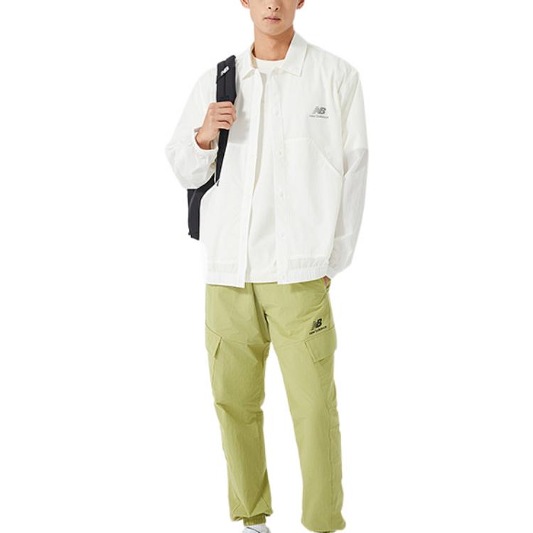 New Balance FW22 Sportswear Jacket Asia Sizing 'White Grey' AMJ23301