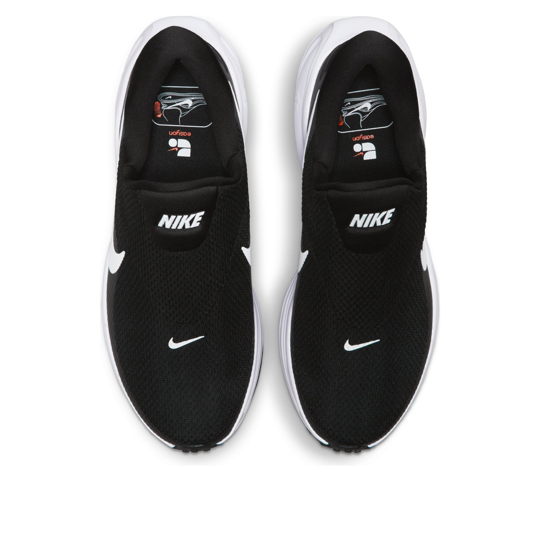 (WMNS) Nike Revolution 8 Easyon 'Black White Wolf Grey'  HQ2415-001