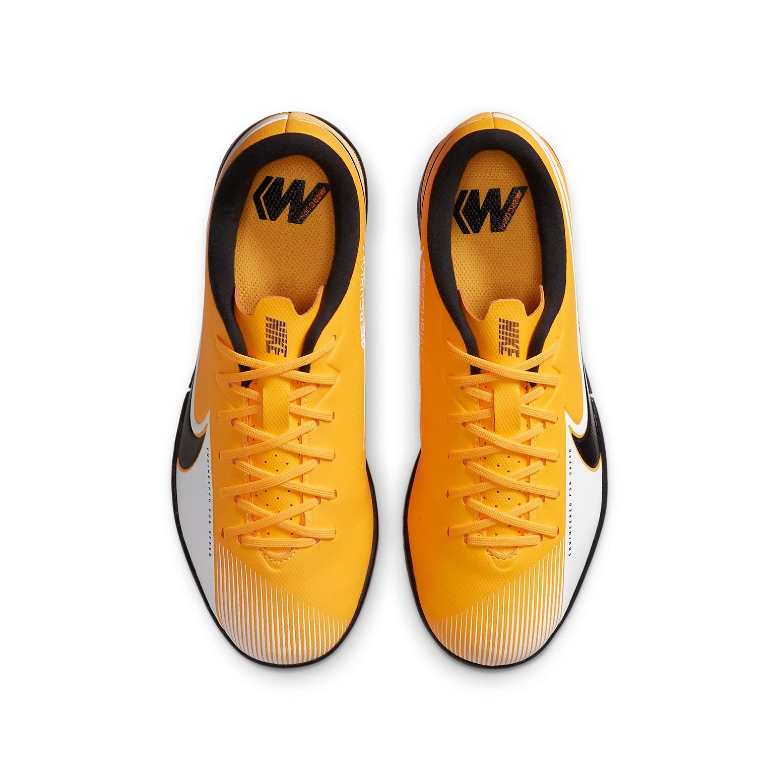 (GS) Nike Jr Mercurial Vapor 13 Academy IC Indoor Court 'Black Yellow' AT8137-801