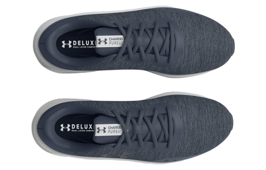 (WMNS) Under Armour Charged Pursuit 3 Twist 'Grey White' 3026692-400