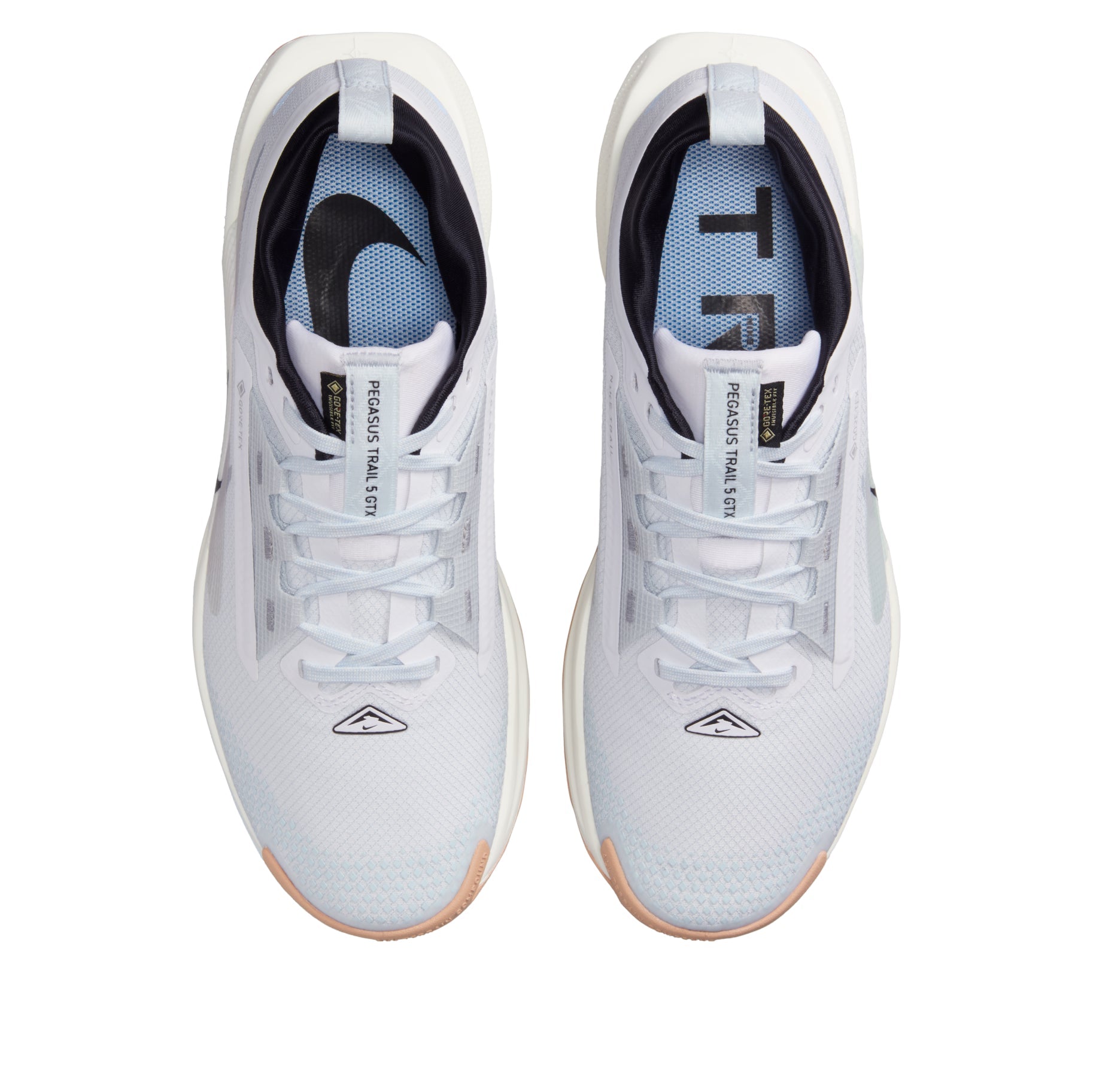 (WMNS) Nike Pegasus Trail 5 Gore-Tex 'White Blue Tint Gum' FQ0912-103
