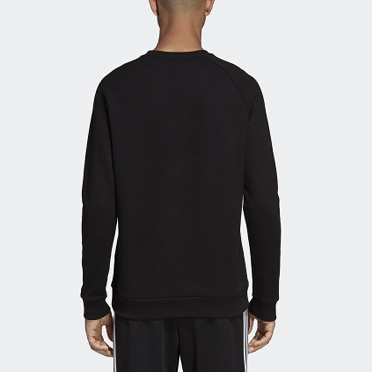 adidas originals Crew Basic Round Neck Pullover 'Black' DV1600
