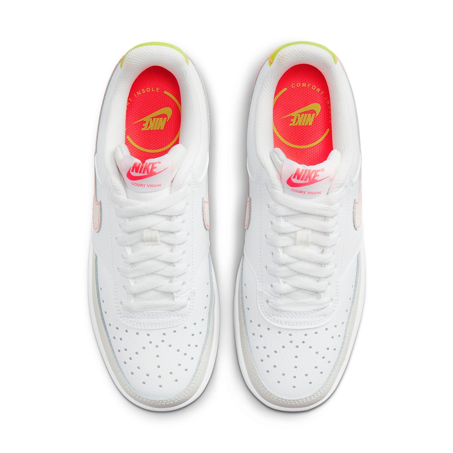 (WMNS) Nike Court Vision 1 Low 'White Pink' FJ4569-100