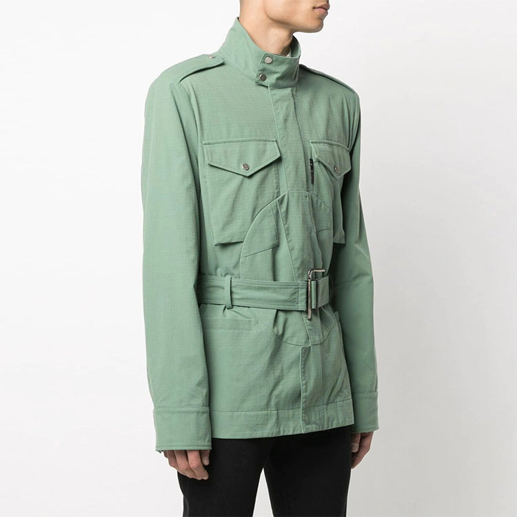 Men's Off-White SS21 Detail Jacket Green OMEL016R21FAB0015910